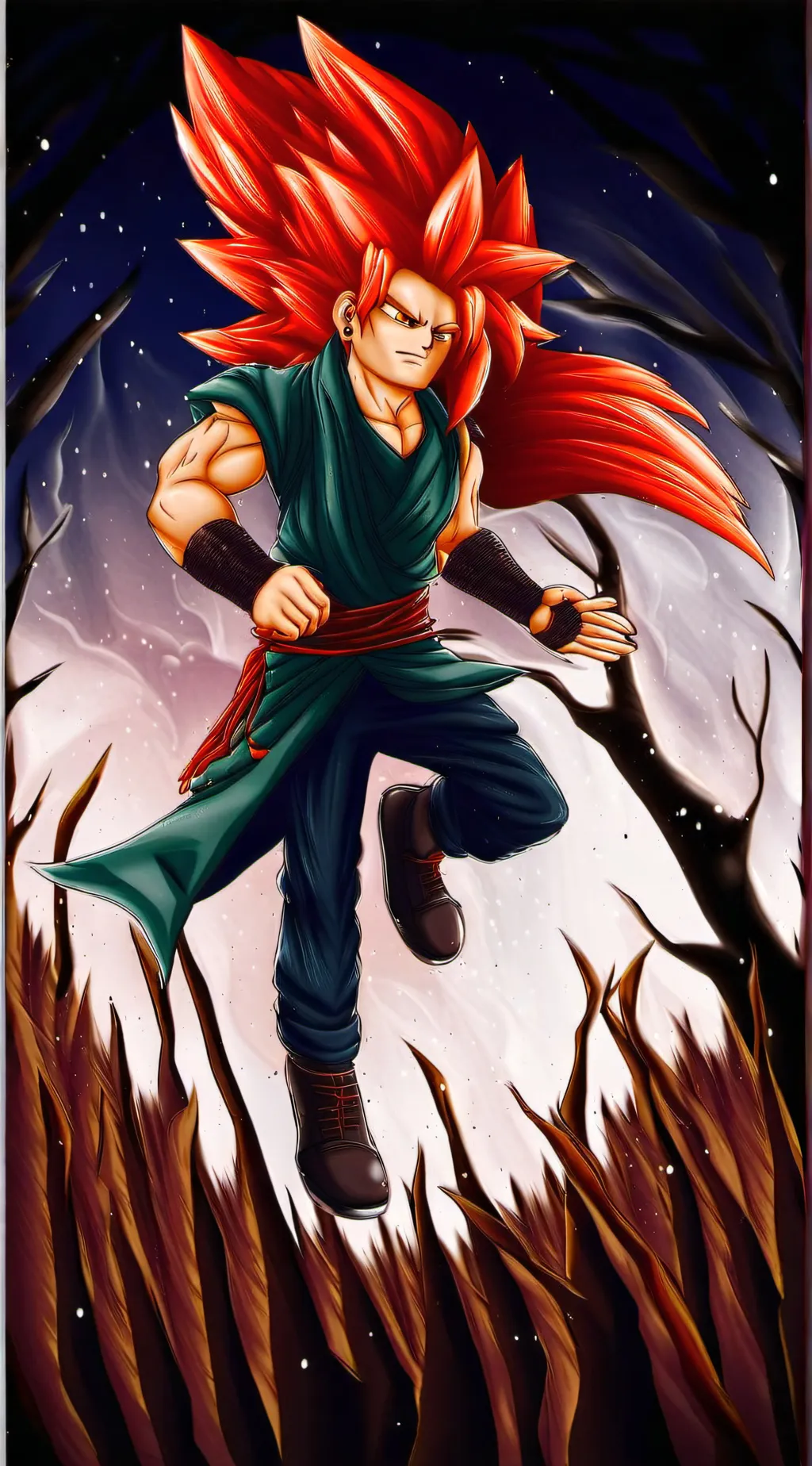 ai character: Goku background