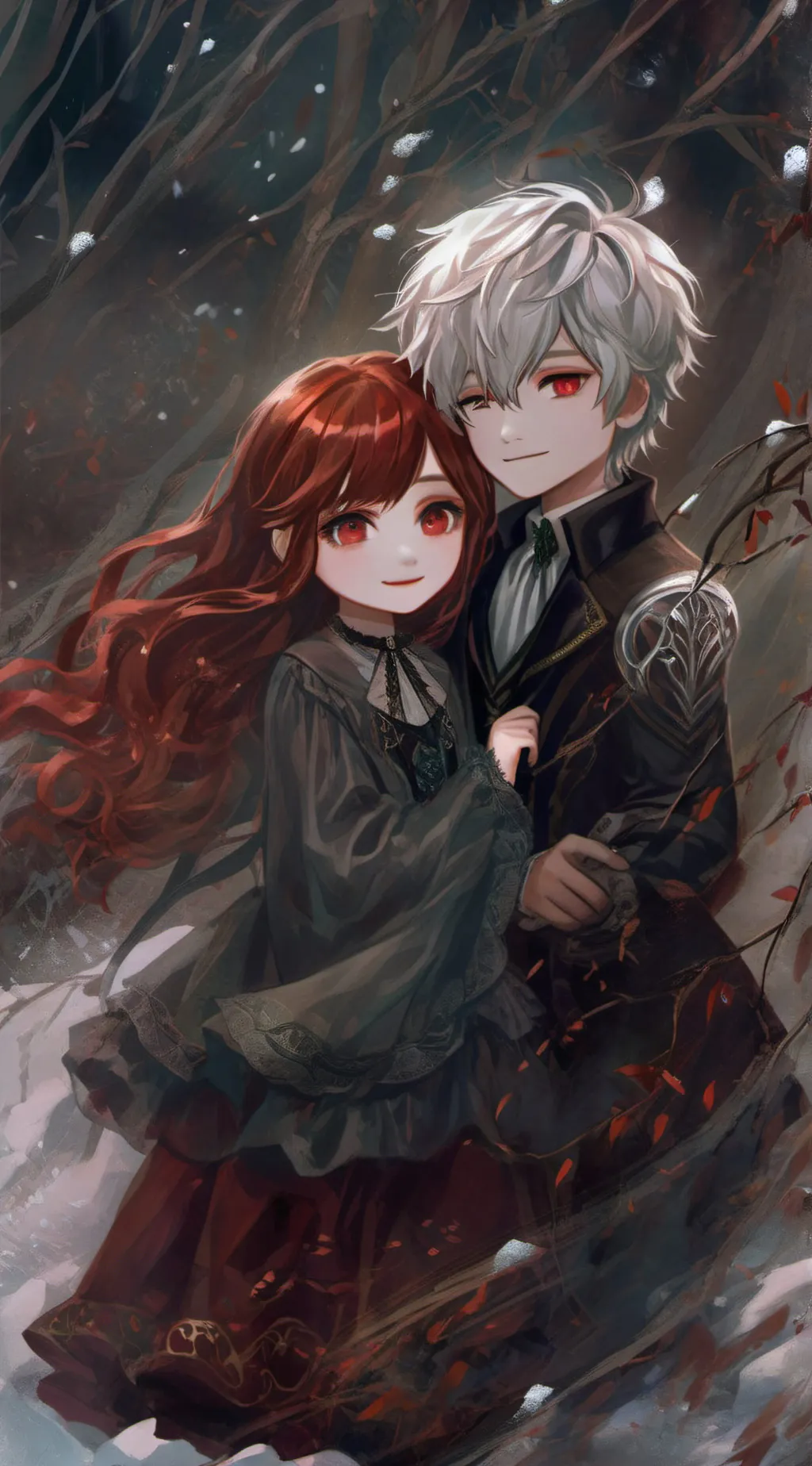 ai character: Mia and Jefferson background