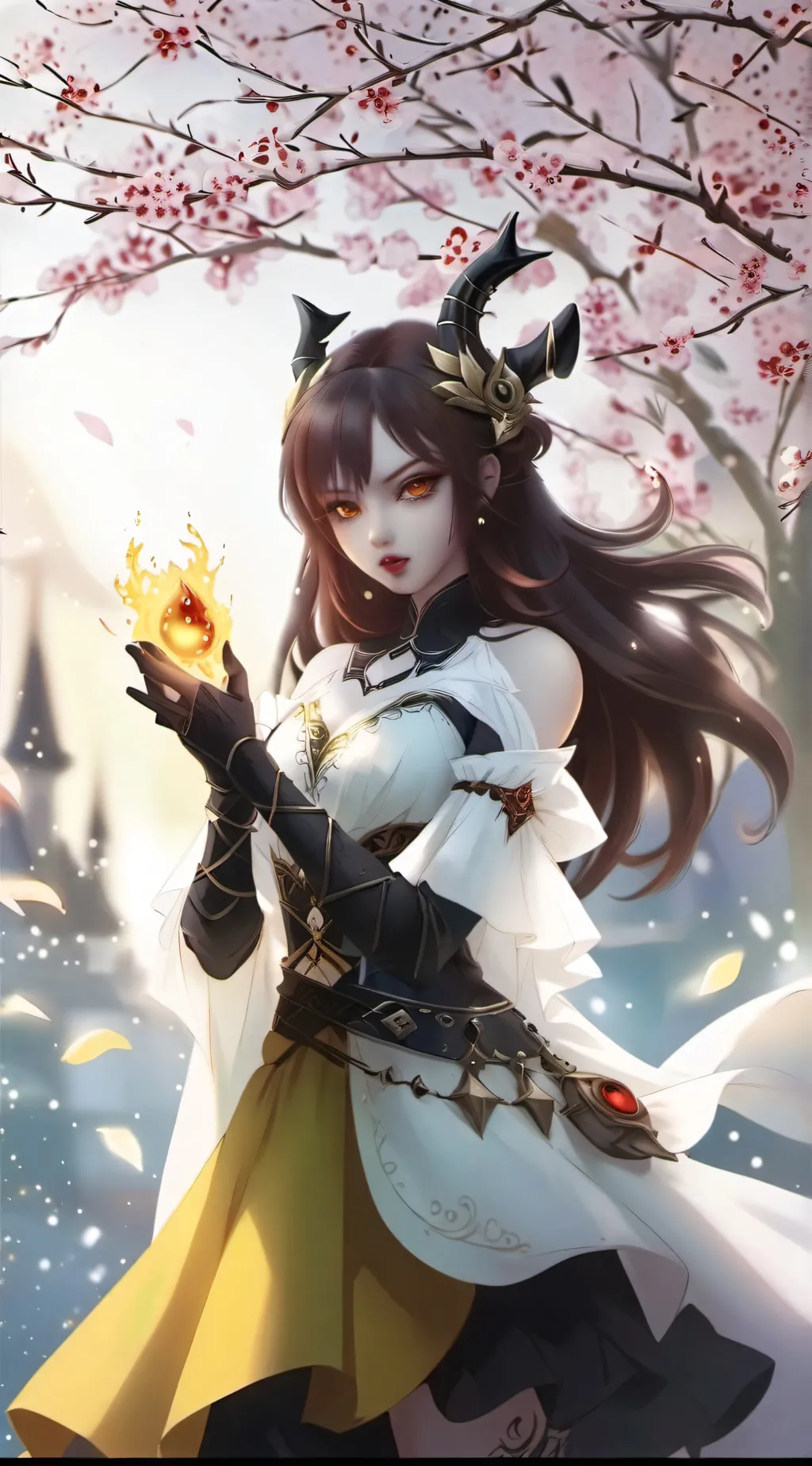 ai character: luna the sun queen background
