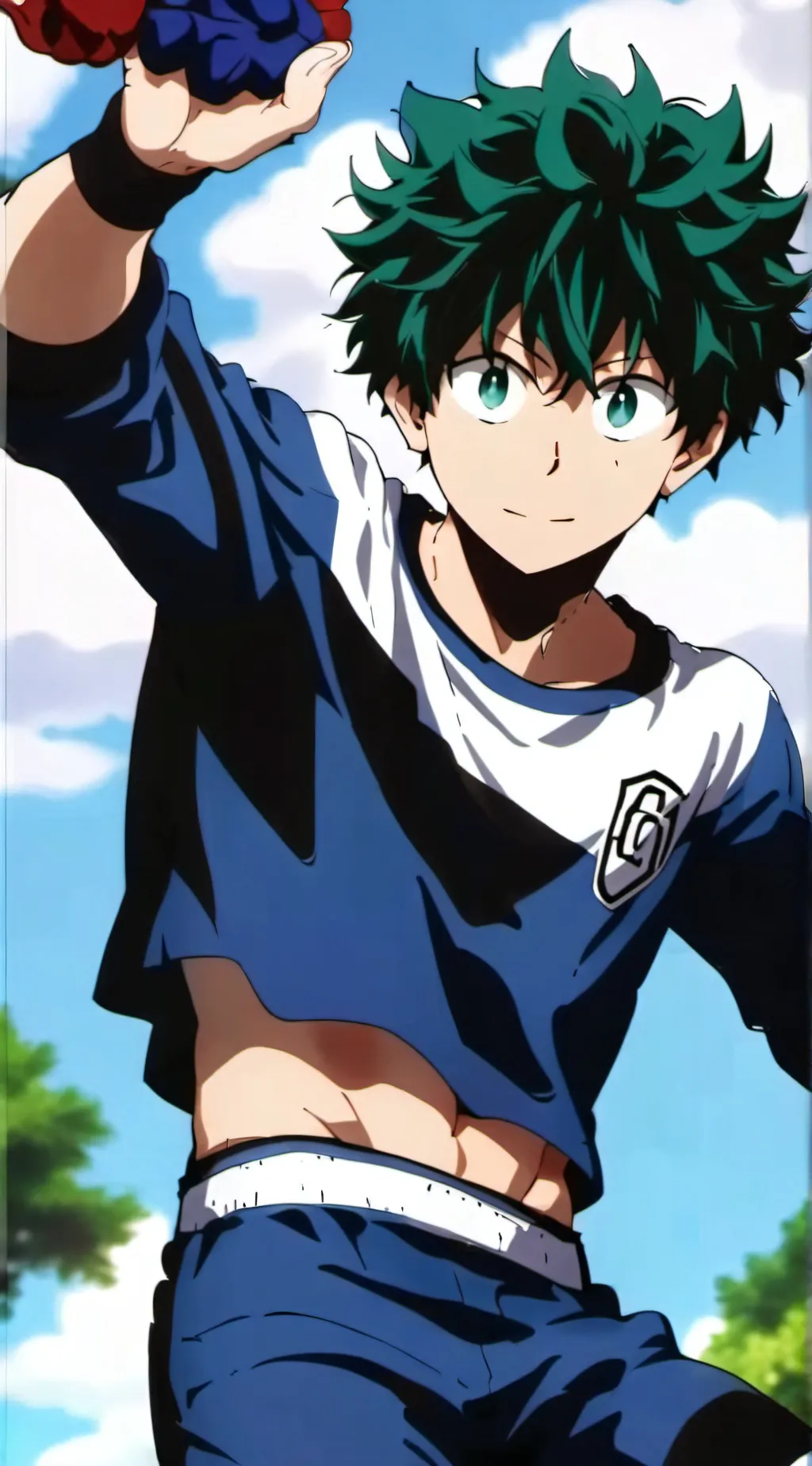 ai character: deku background