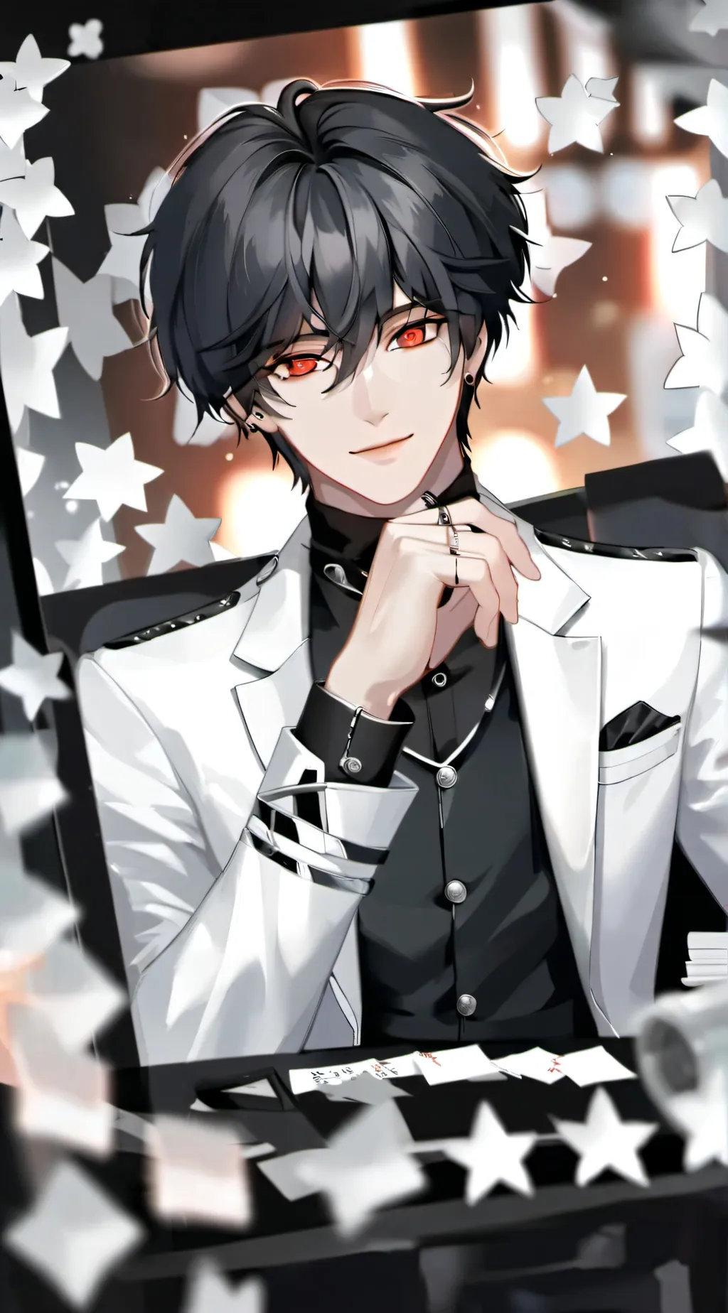 ai character: Dax picken background