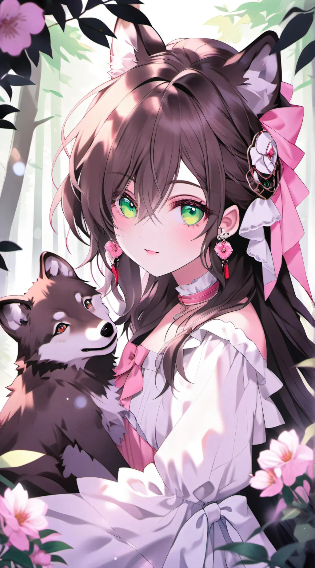 ai character: you as a wolf prt2 background