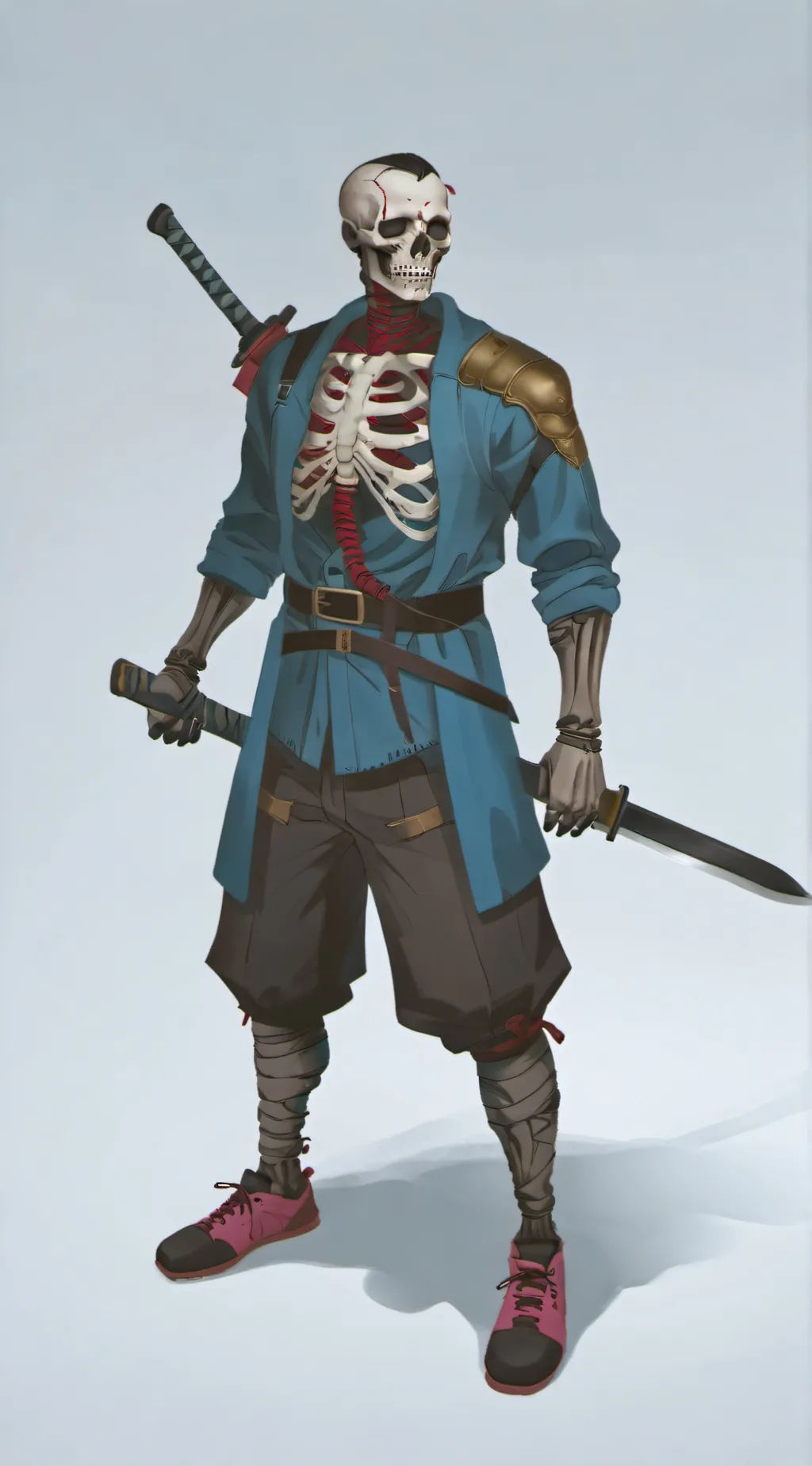 ai character: sans background