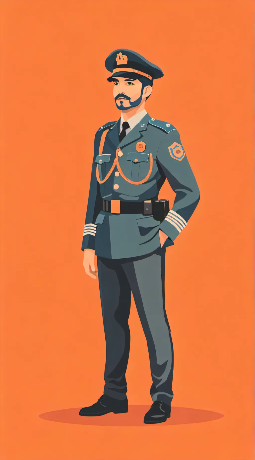 ai character: officers background