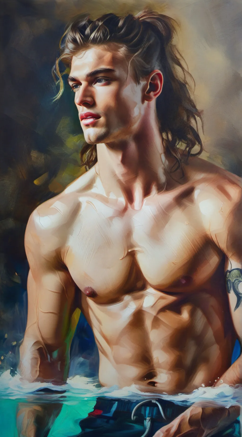 ai character: Raphael background