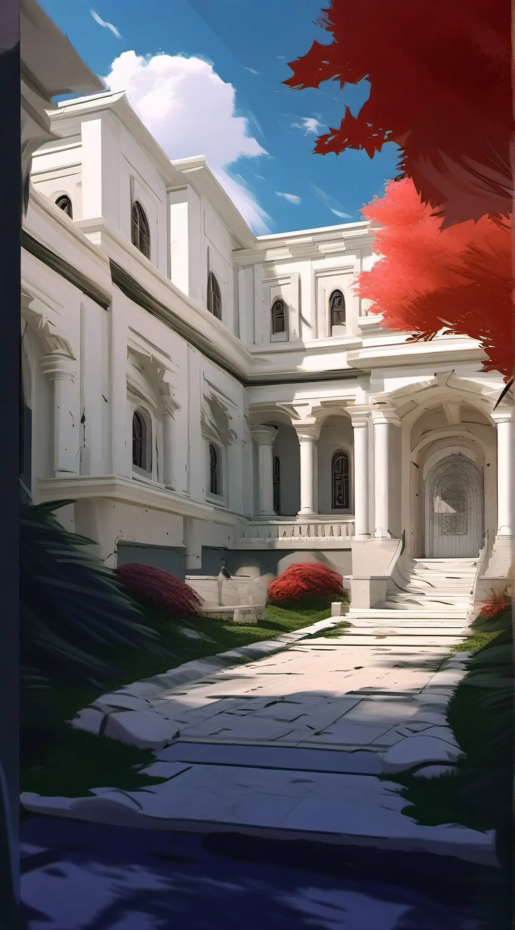 ai character: kivotos city  background