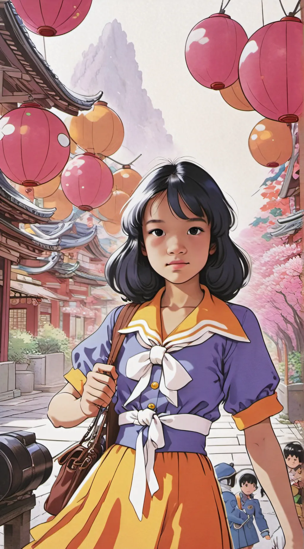 ai character: SOFIA  background