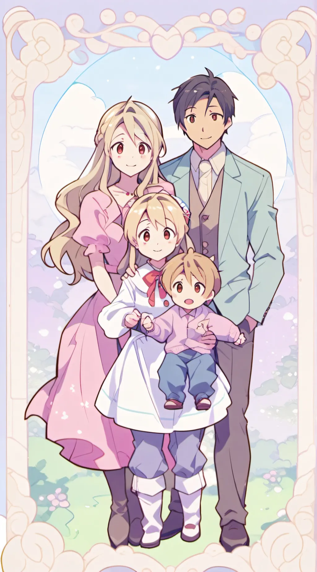 ai character: 1800s family  background