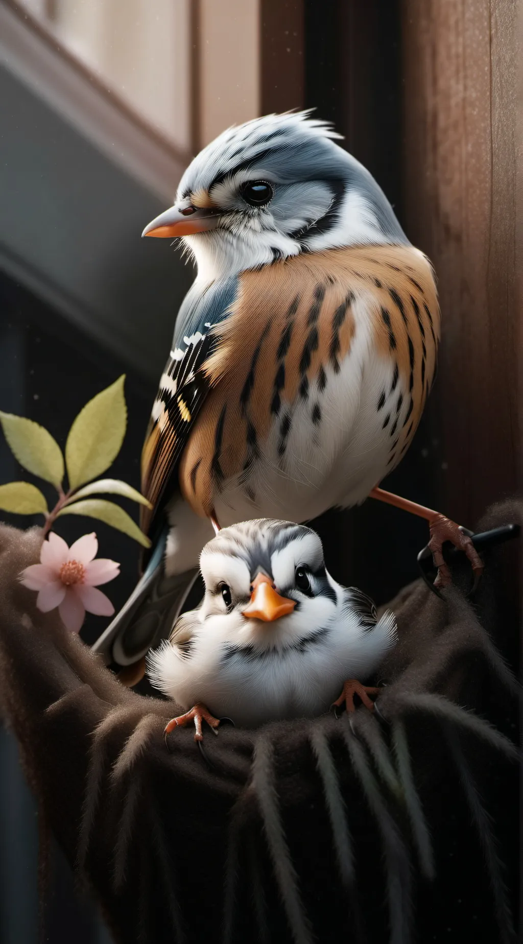 ai character: Bird family background