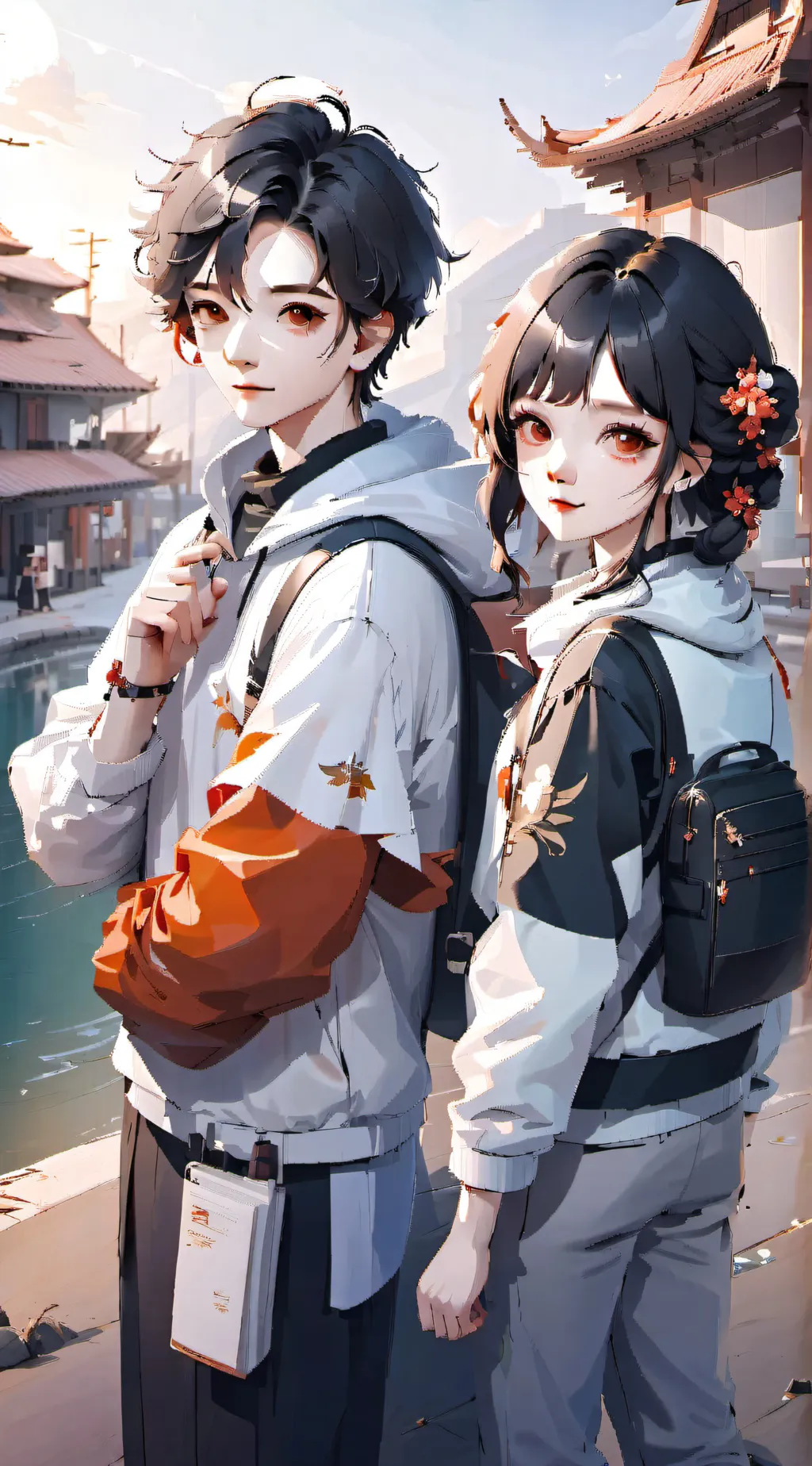 ai character: skyler and emily background