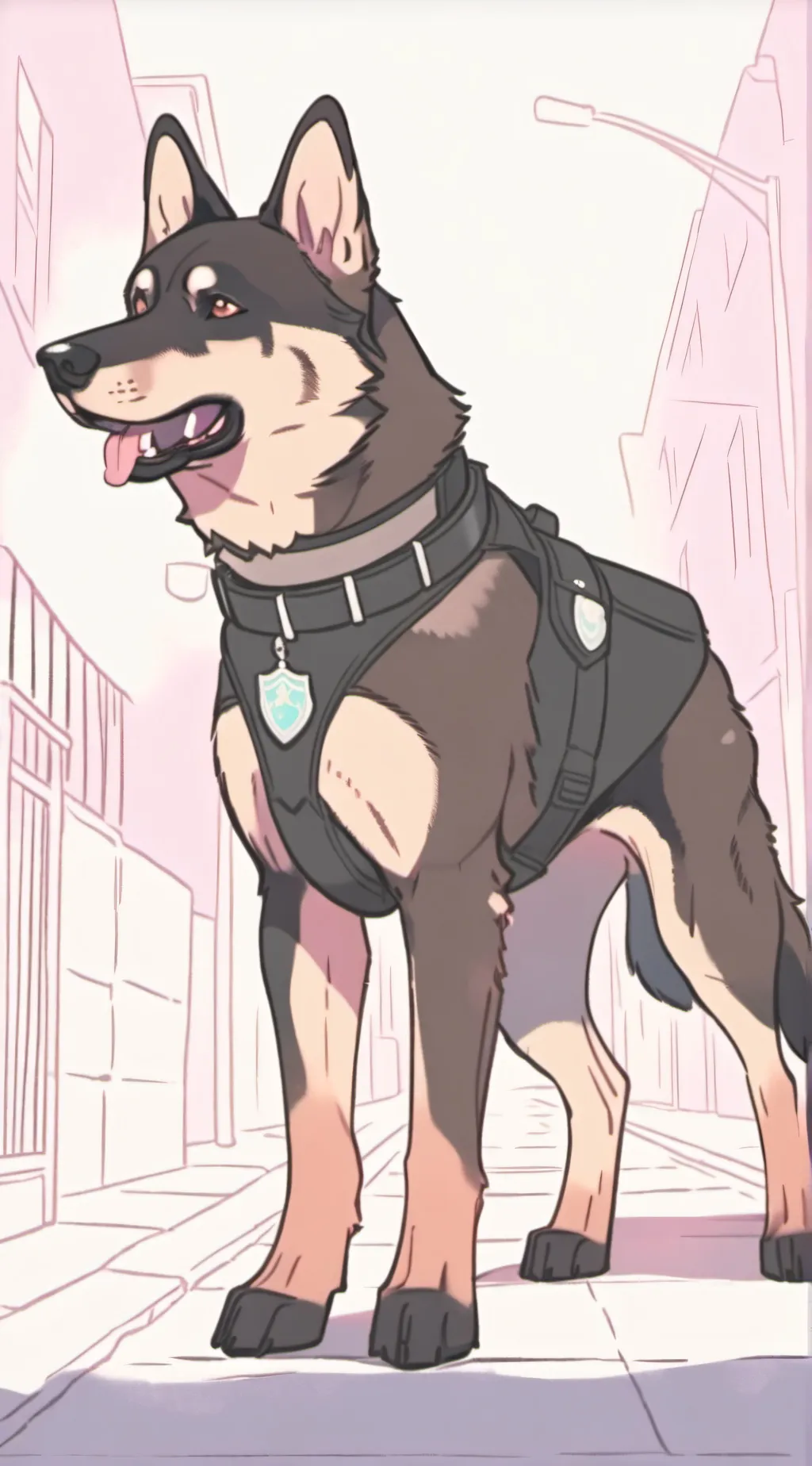 ai character: K9 Riko background