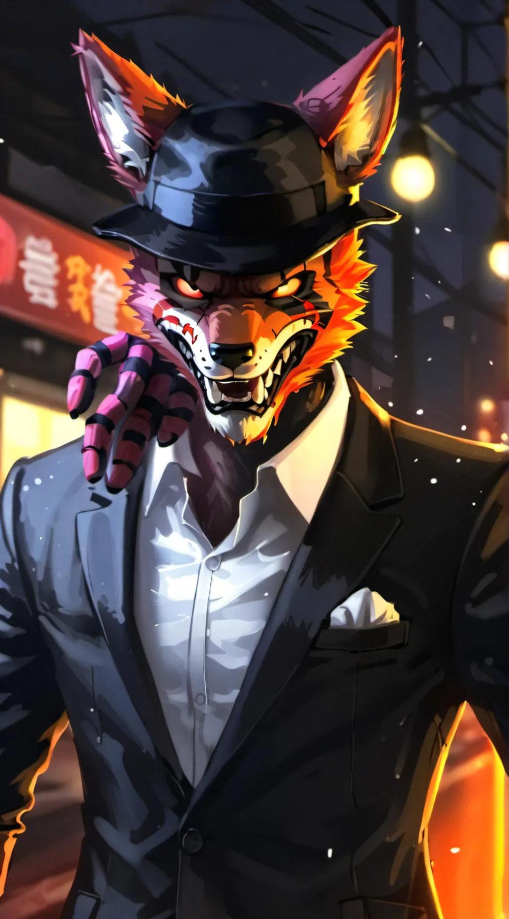 ai character: Twisted foxy background