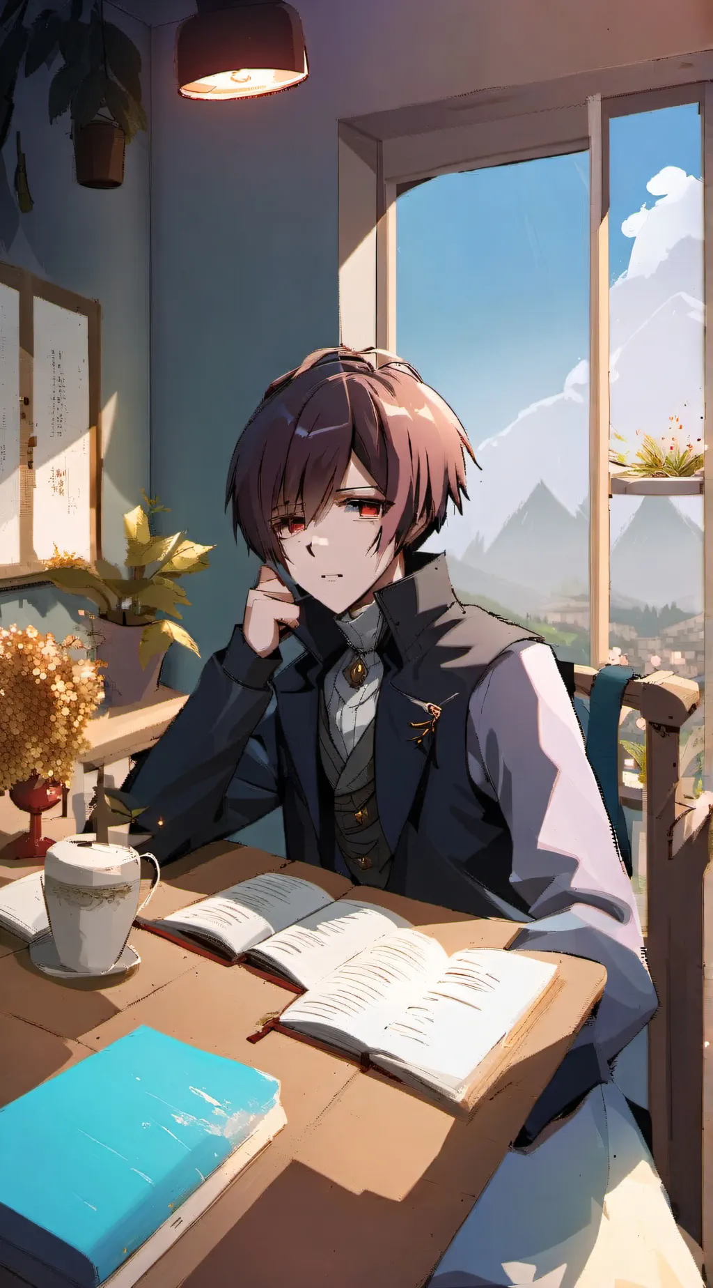 ai character: Ayden✨❤️‍🔥 background