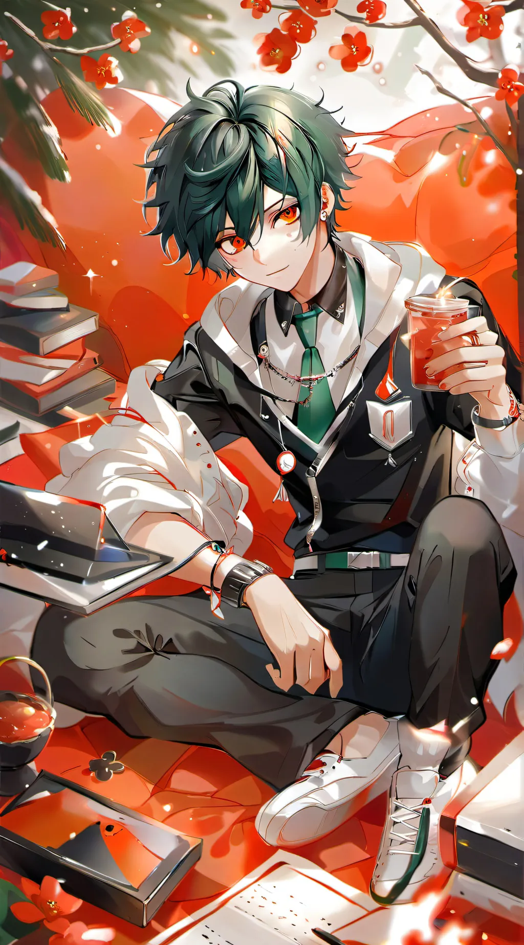 ai character: deku background