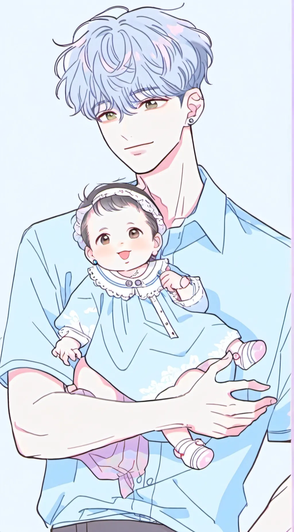 ai character: Mark and lily background