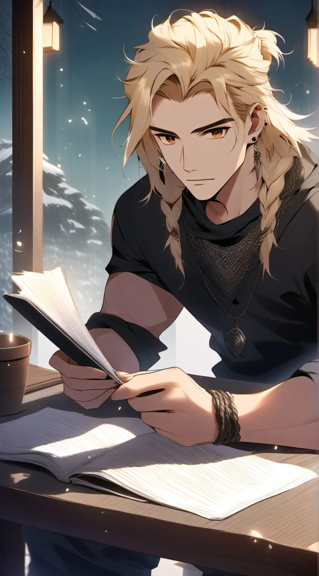 ai character: Luke background