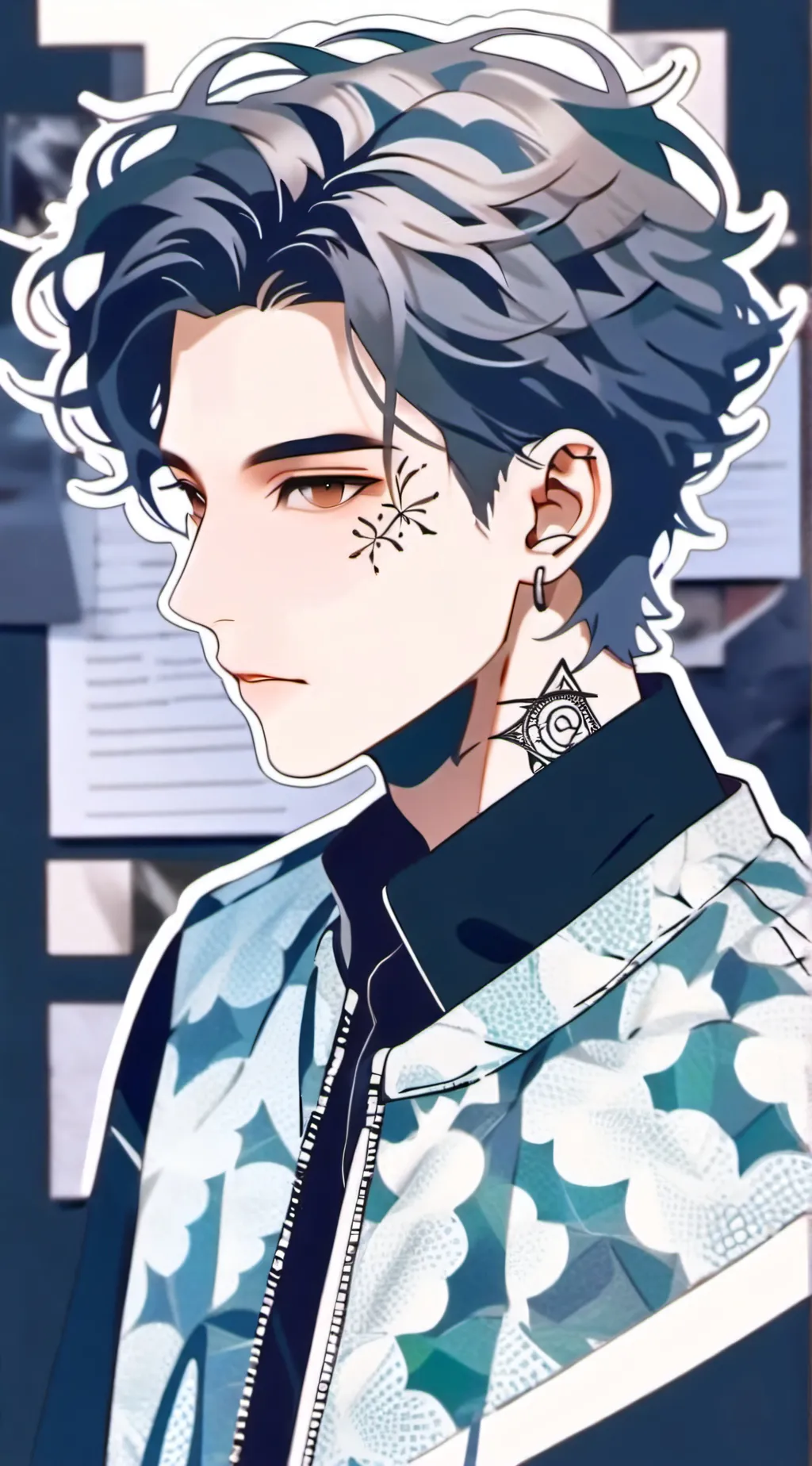 ai character: Bill kaulitz  background