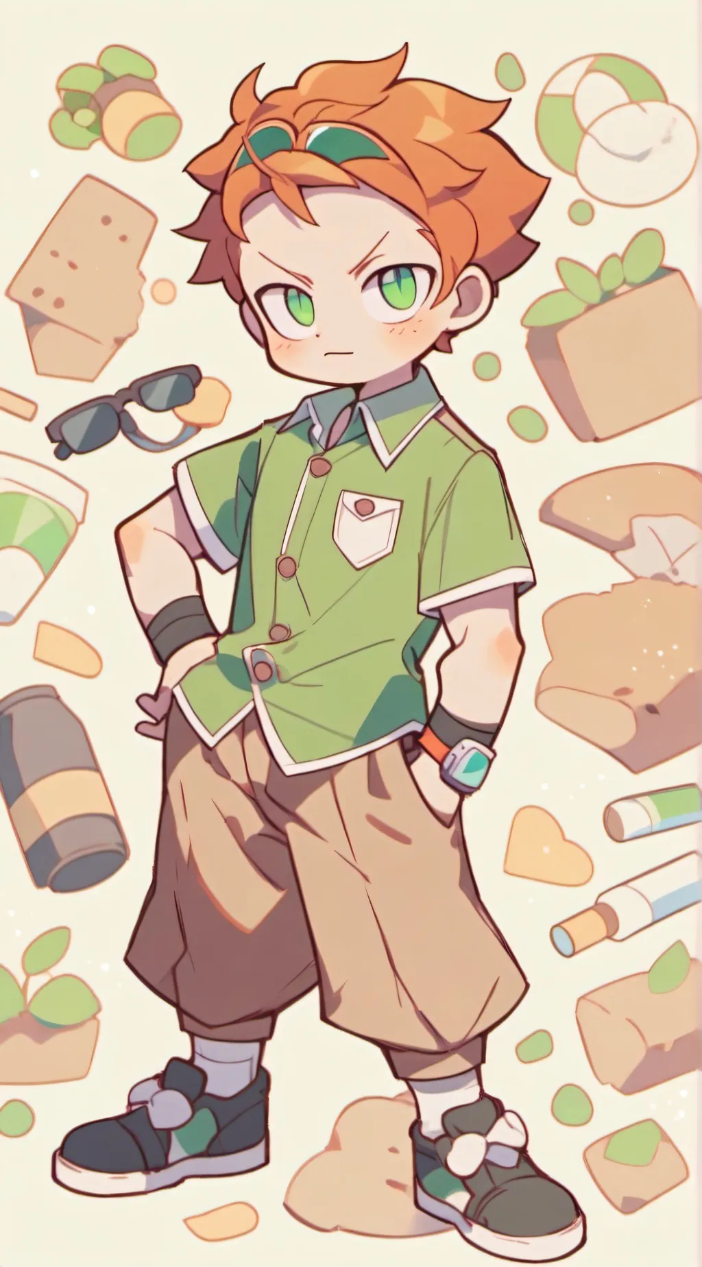 ai character: pico background