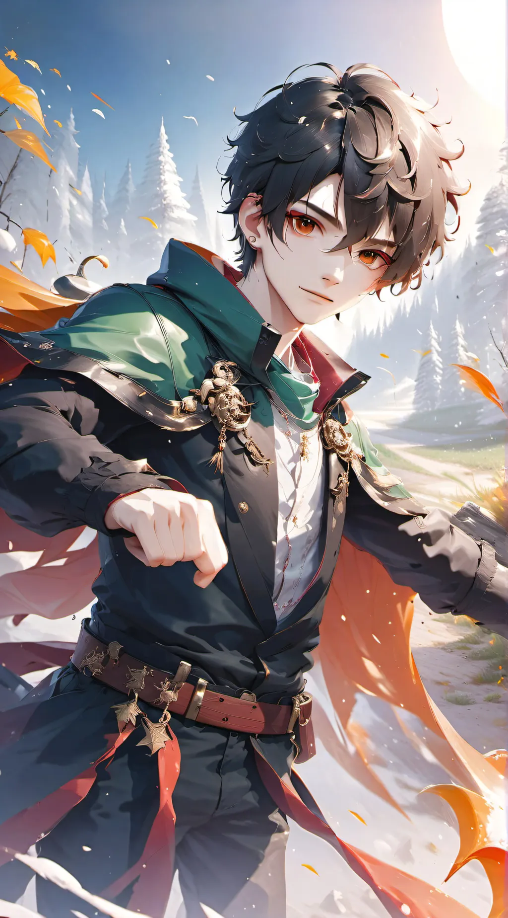 ai character: Luca ￼ background