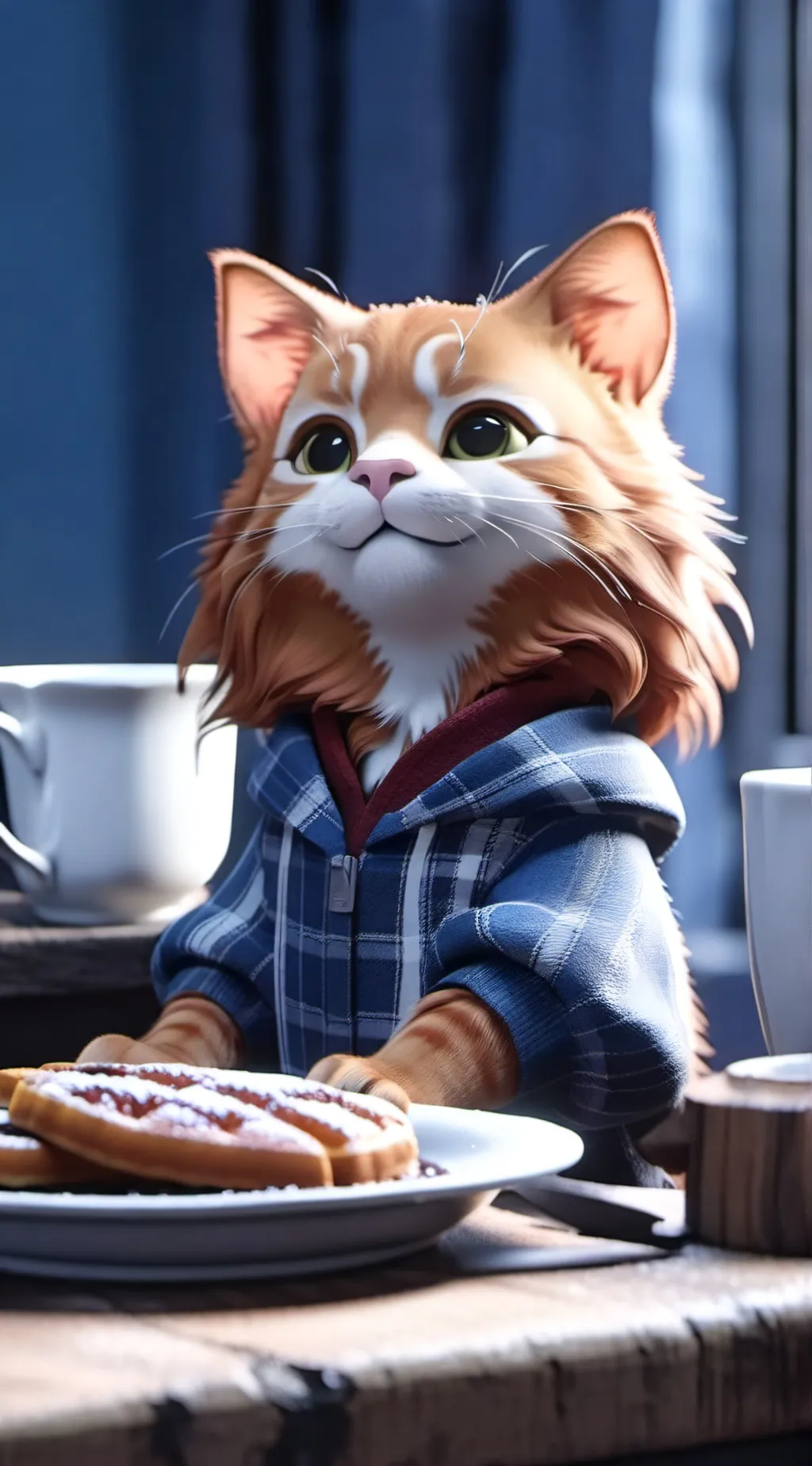 ai character: :)  background