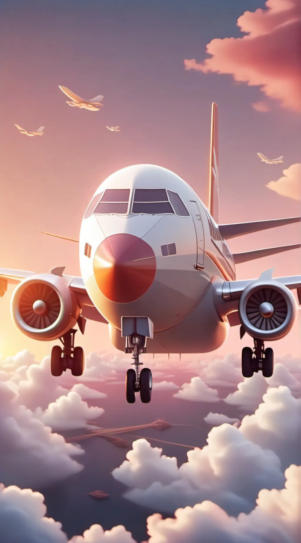 ai character: Hh and hb plane background