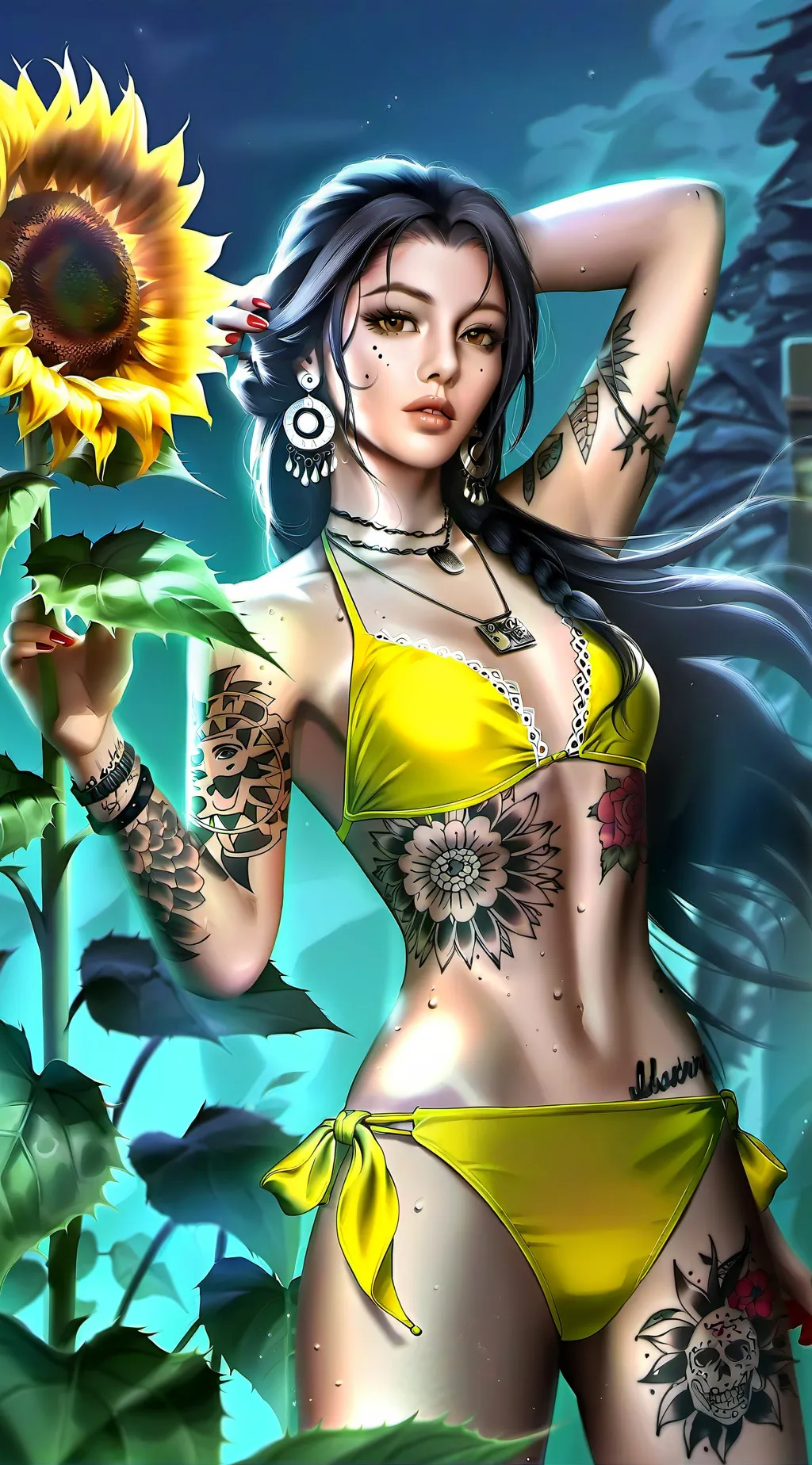 ai character: Aria background