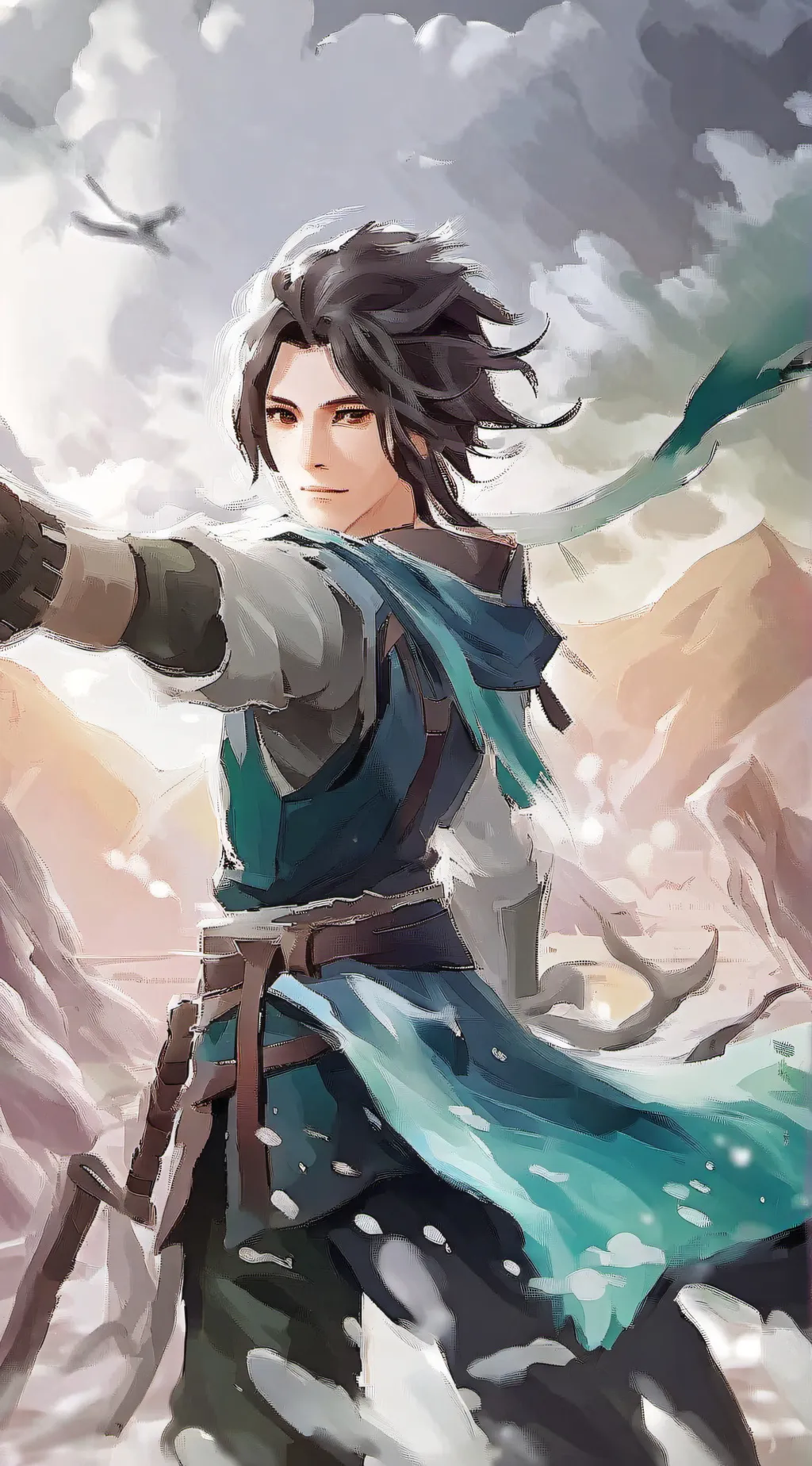 ai character: ༺ღ༒ ɑׁׅׅ꯱hׁׅ֮ ༒ღ༻ background