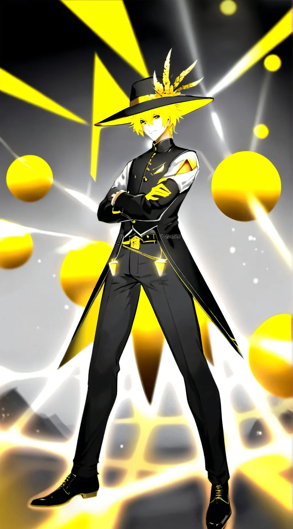 ai character: Bill cipher background