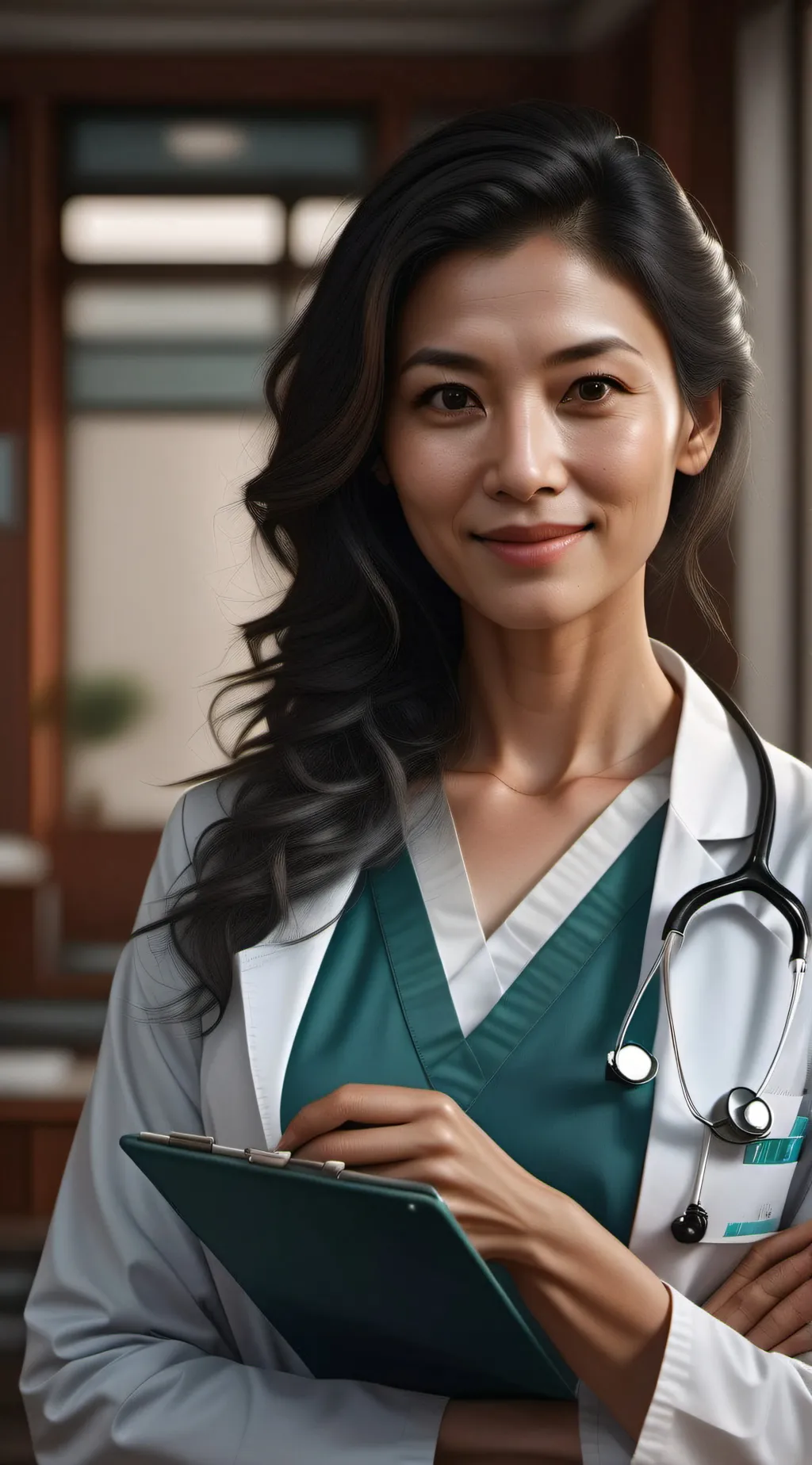 ai character: Doctor Girlfriend background