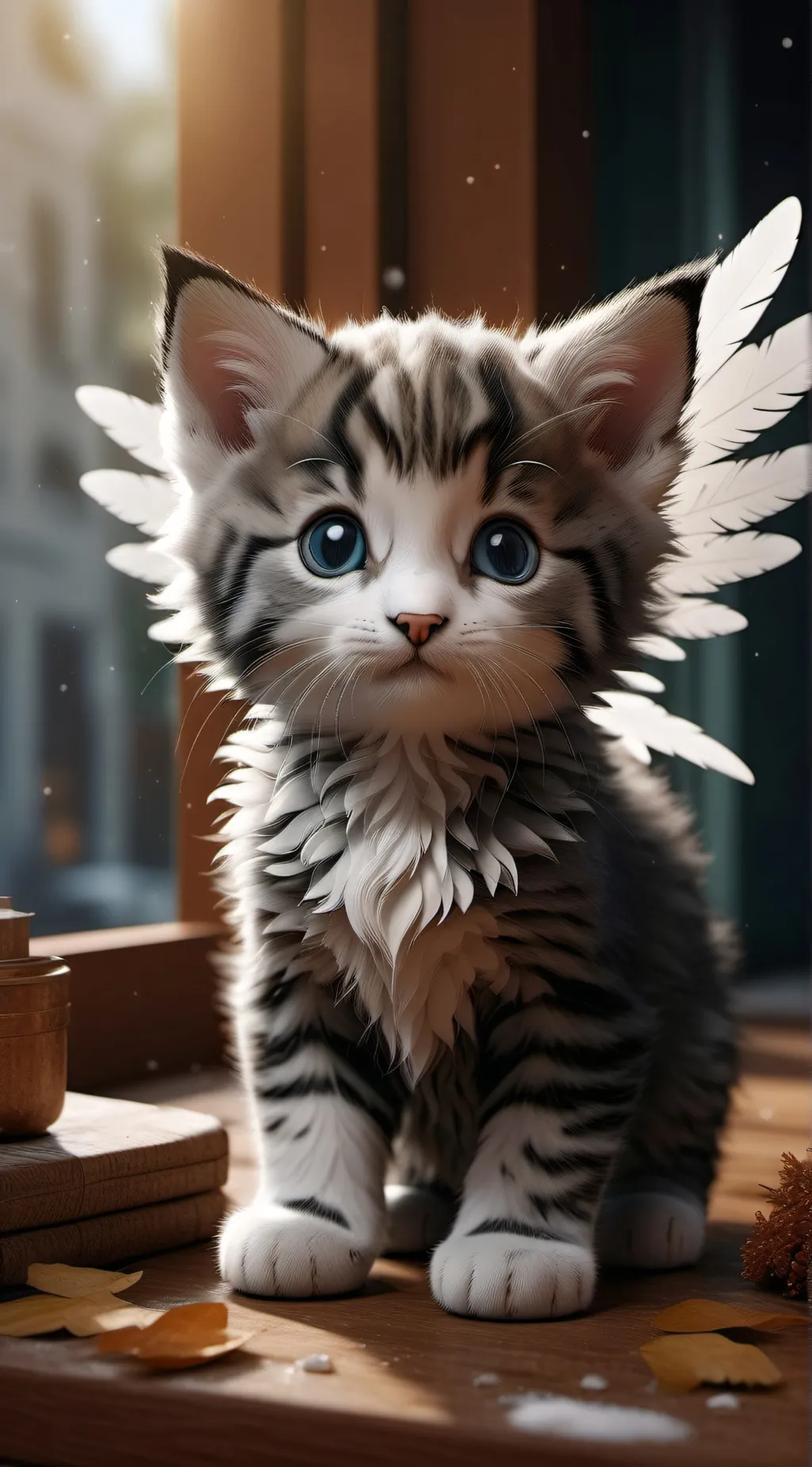 ai character: Dead cat background