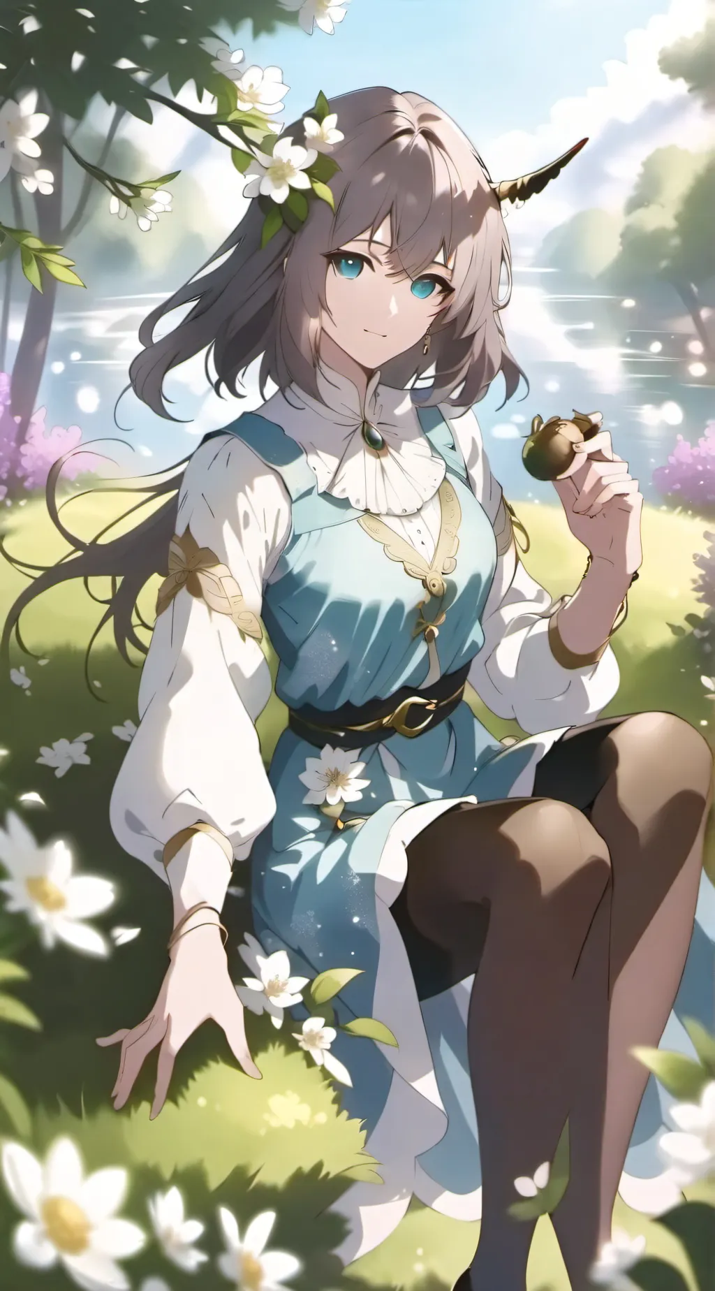 ai character: Akira  background