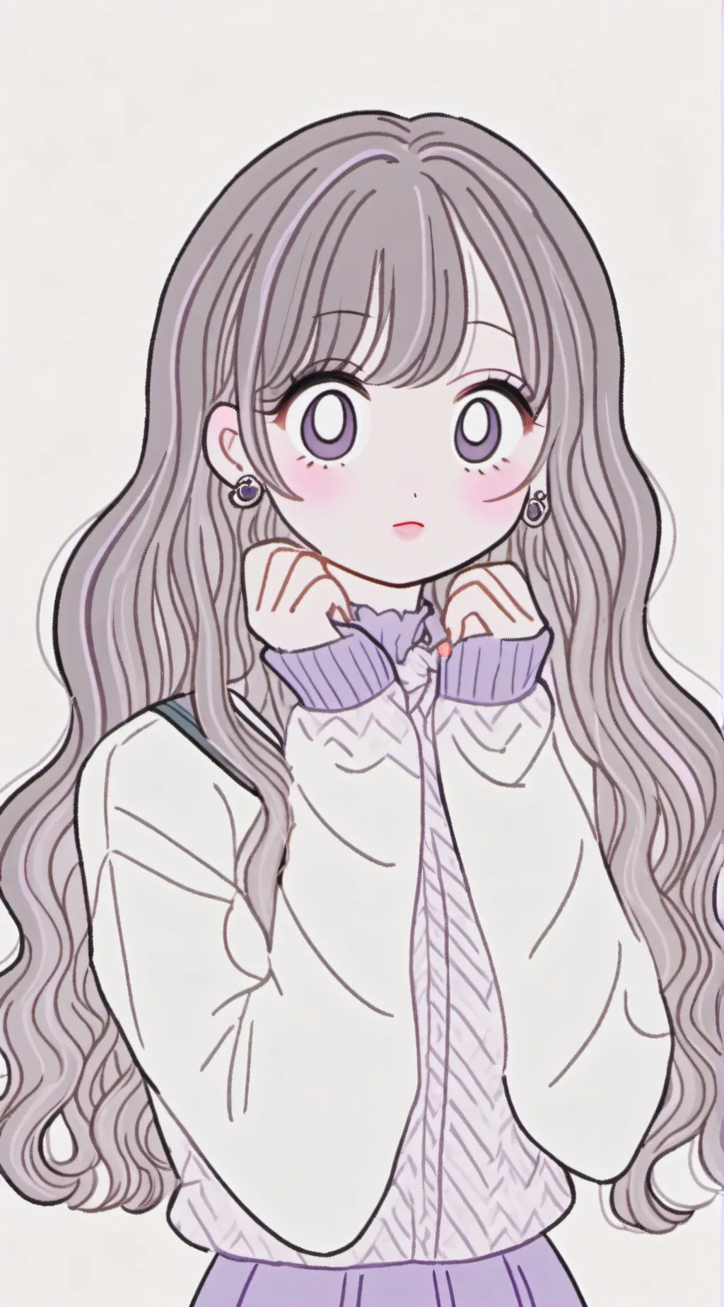 ai character: Shoko komi background