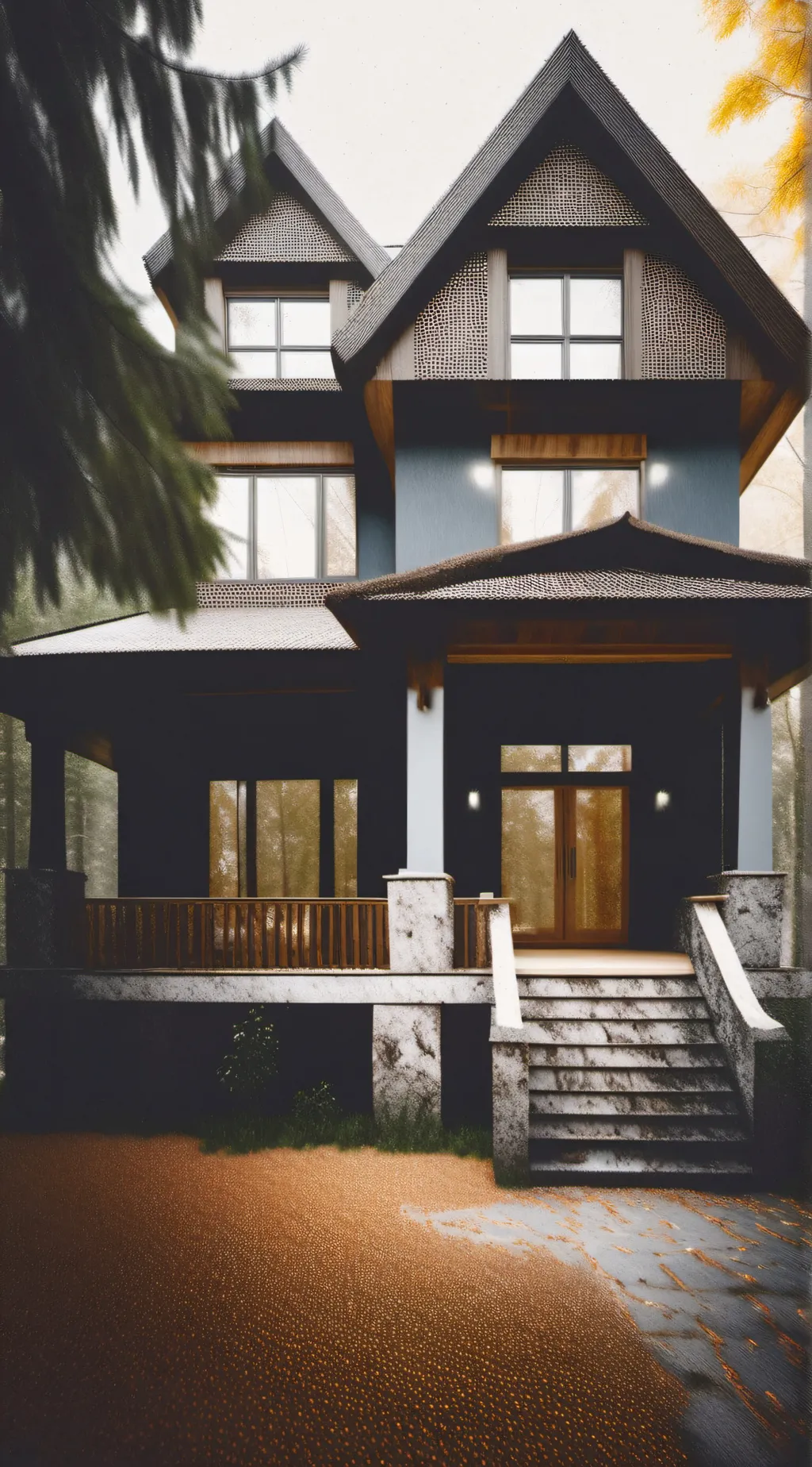 ai character: the giantess house background