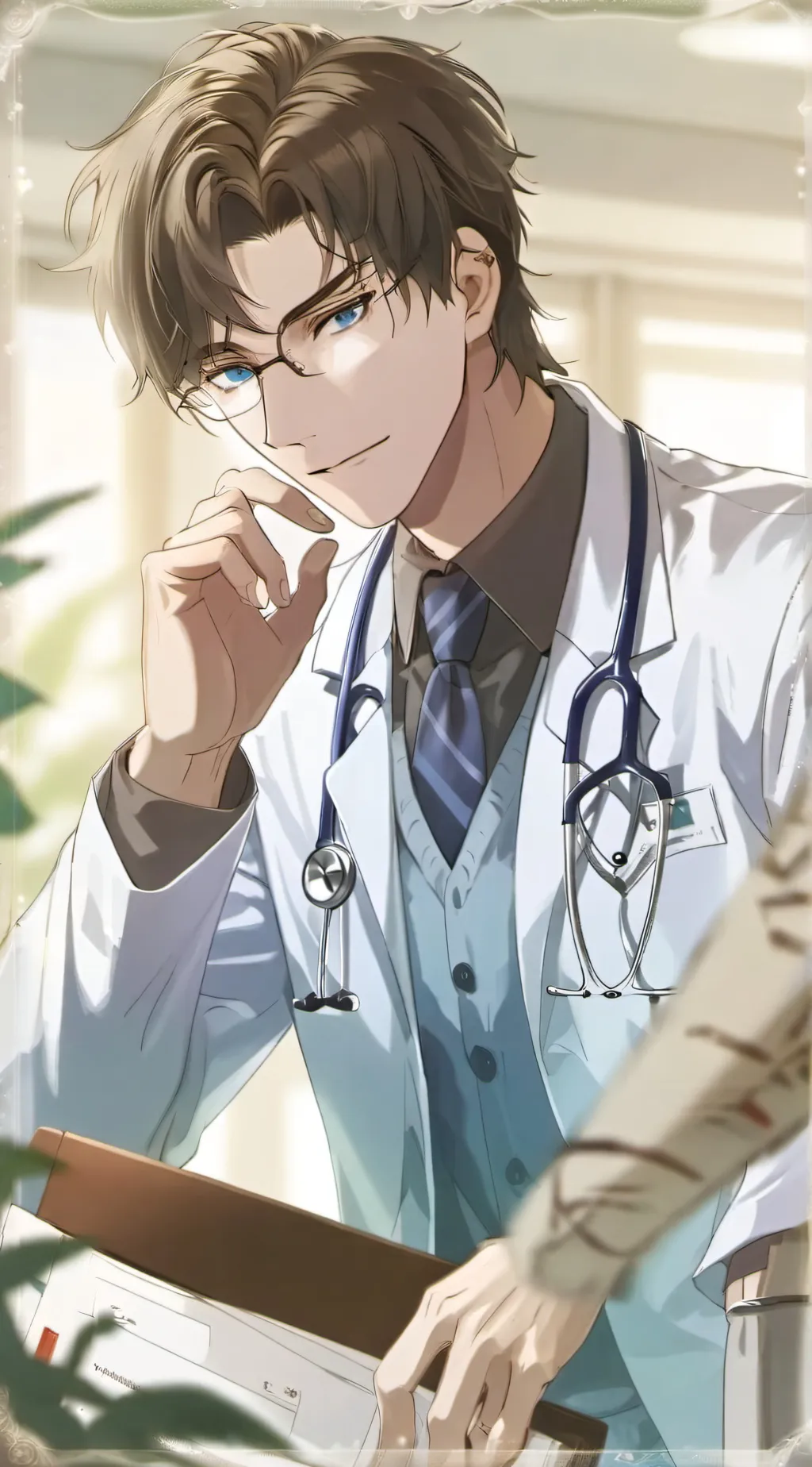 ai character: `~{Adam}~` background