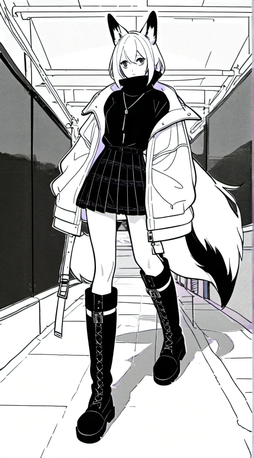 ai character: The fight  background