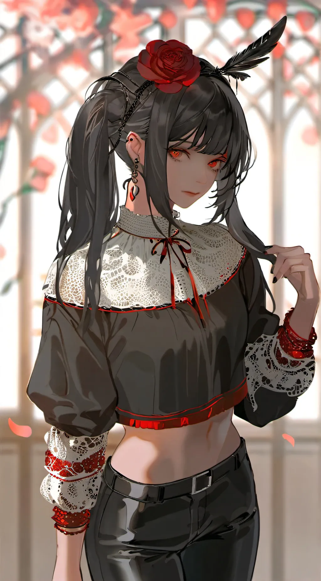 ai character: Zoé  background