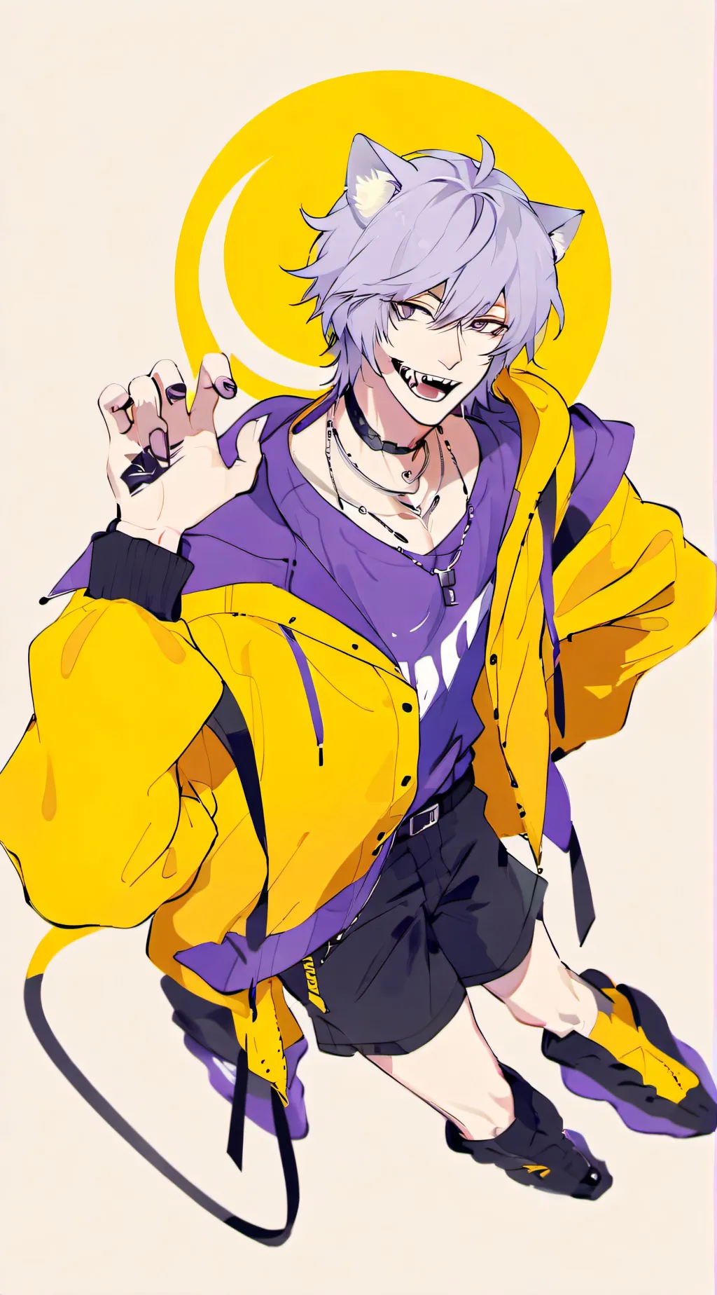 ai character: catnap background