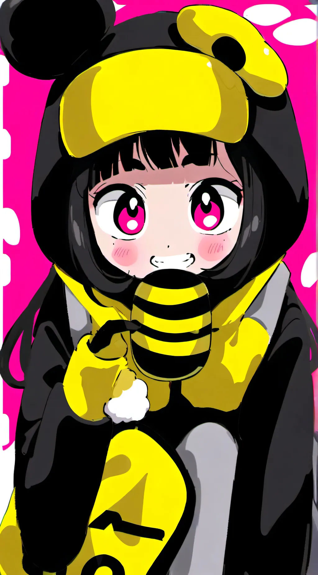 ai character: pinkie background