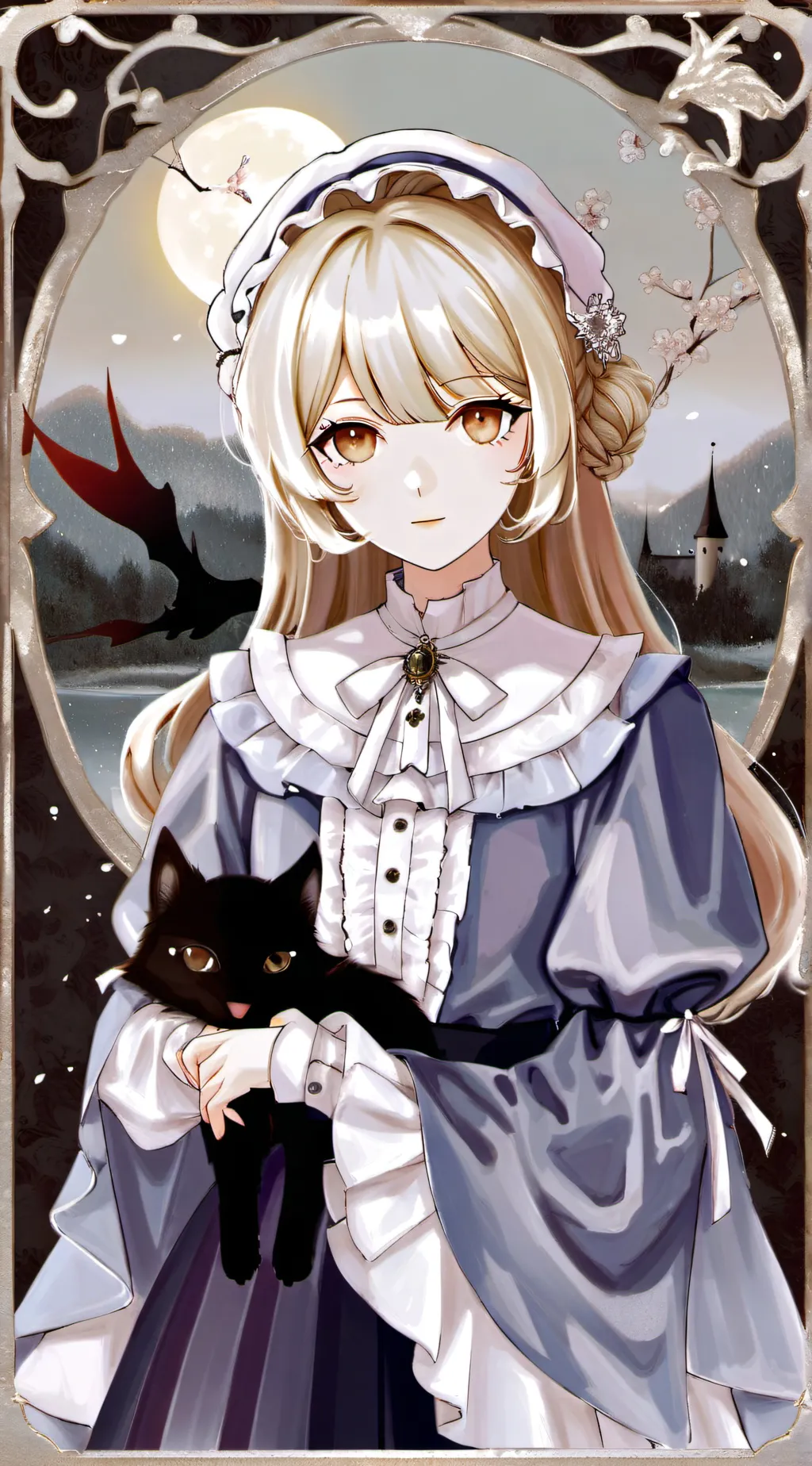 ai character: this is mia  background