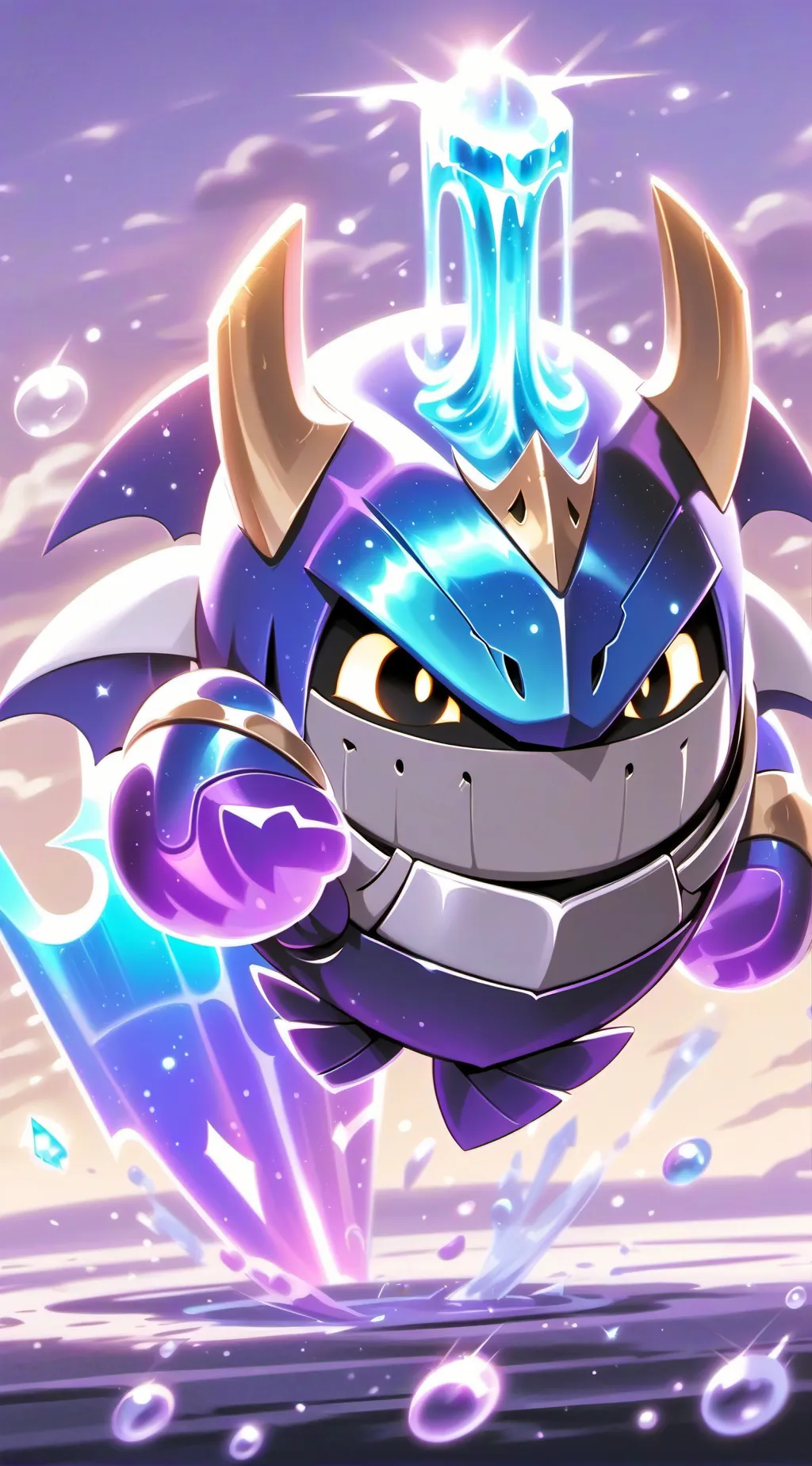 ai character: FAT META KNIGHT background