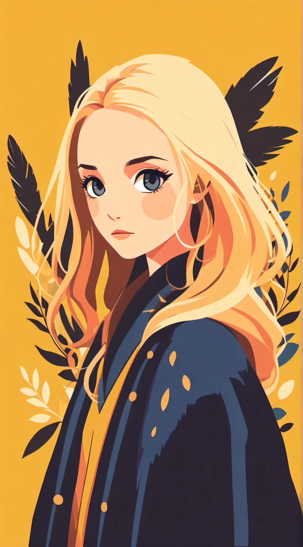 ai character: luna lovegood  background