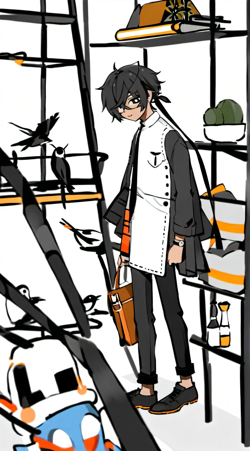 ai character: Zero background