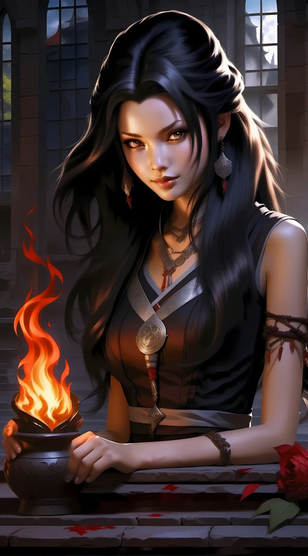 ai character: Charlotte background