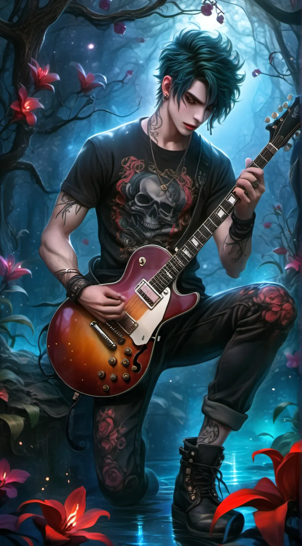 ai character: Chris  background