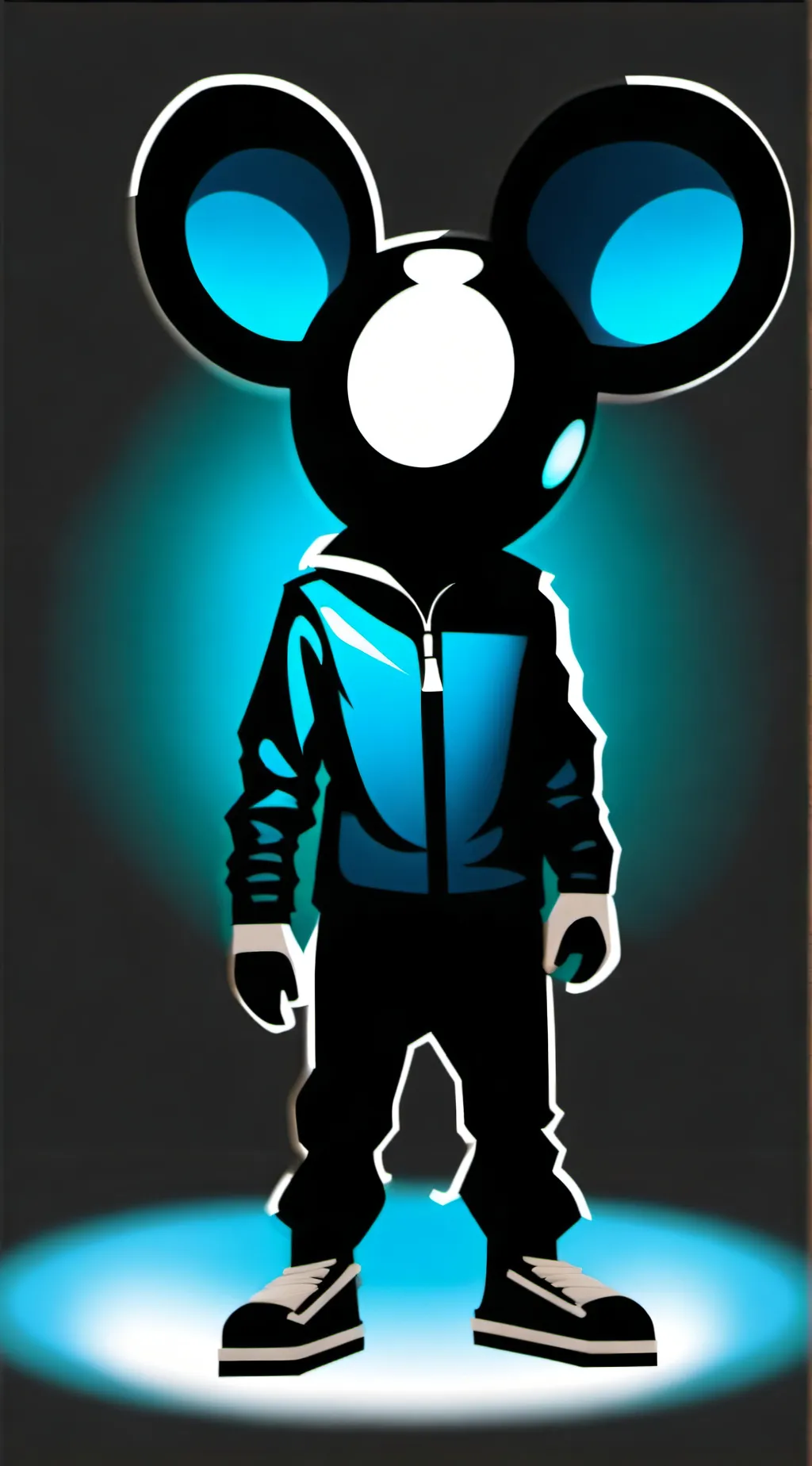 ai character: Deadmou5 background