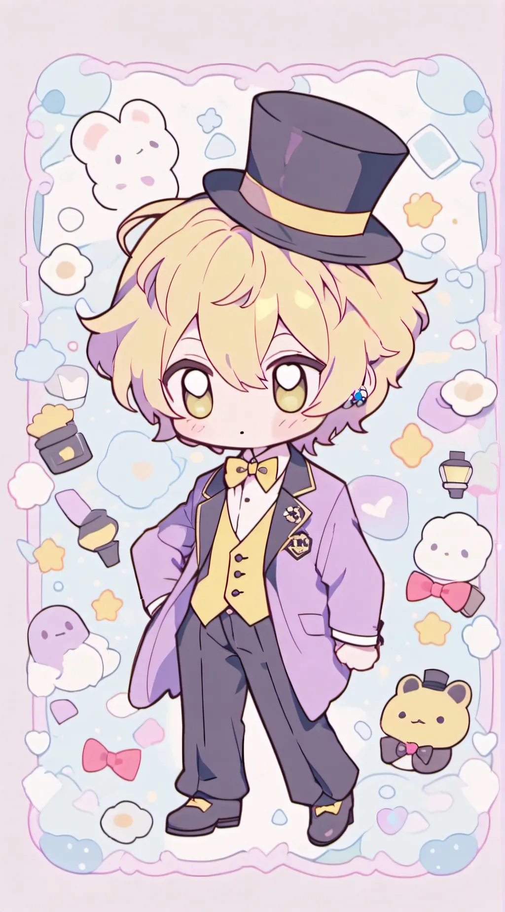 ai character: bill cipher  background