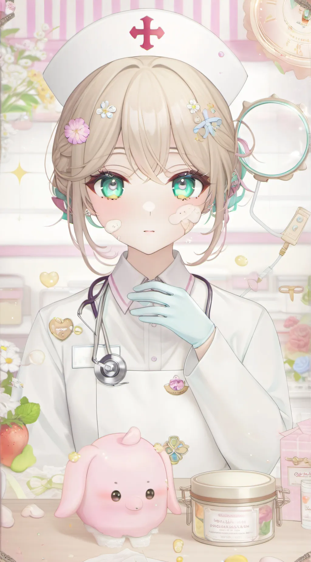 ai character: clover background