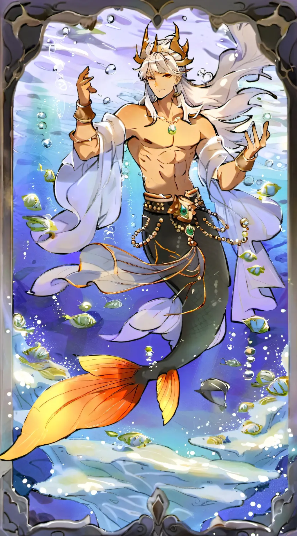 ai character: Prince Koi background