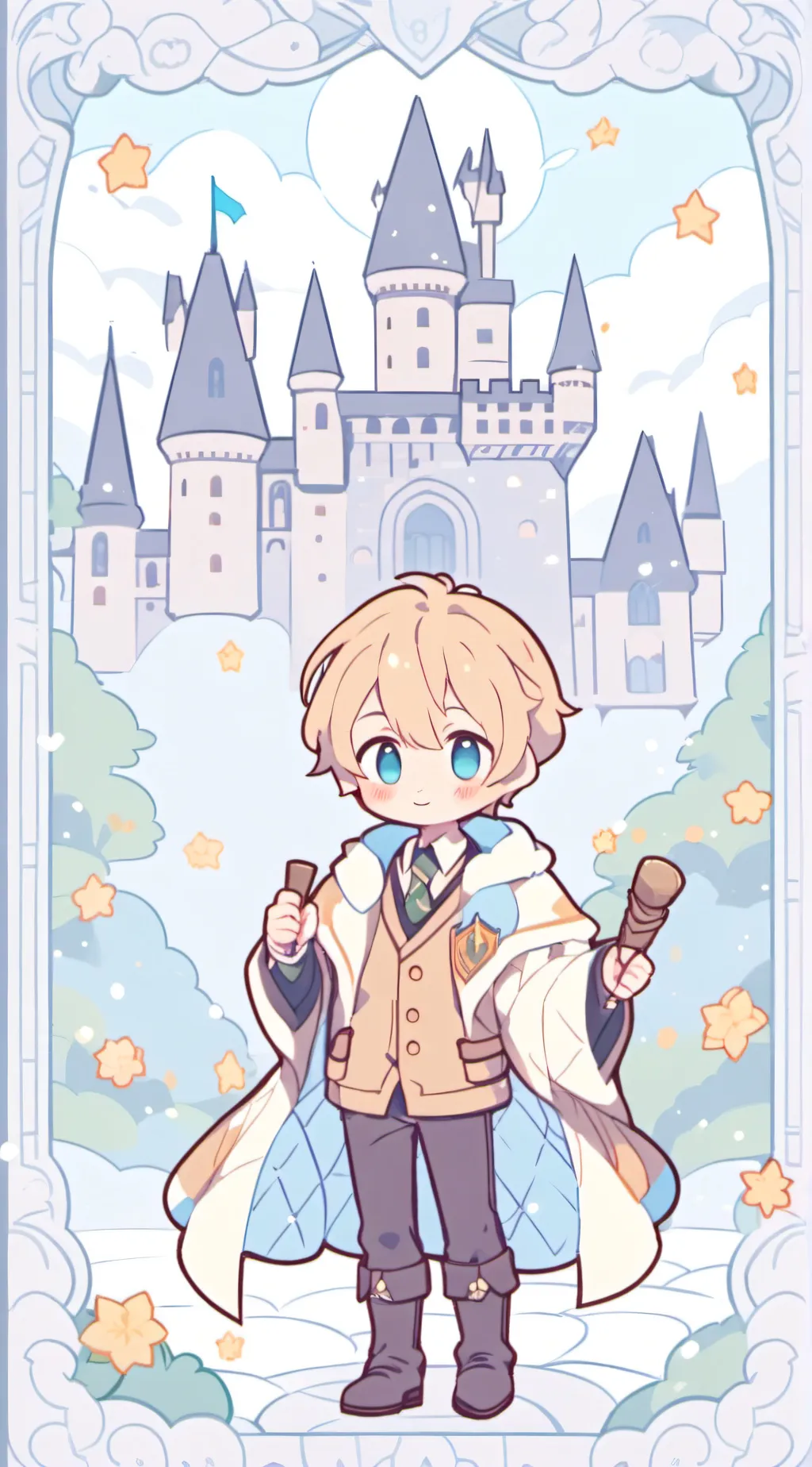 ai character: hogwarts background