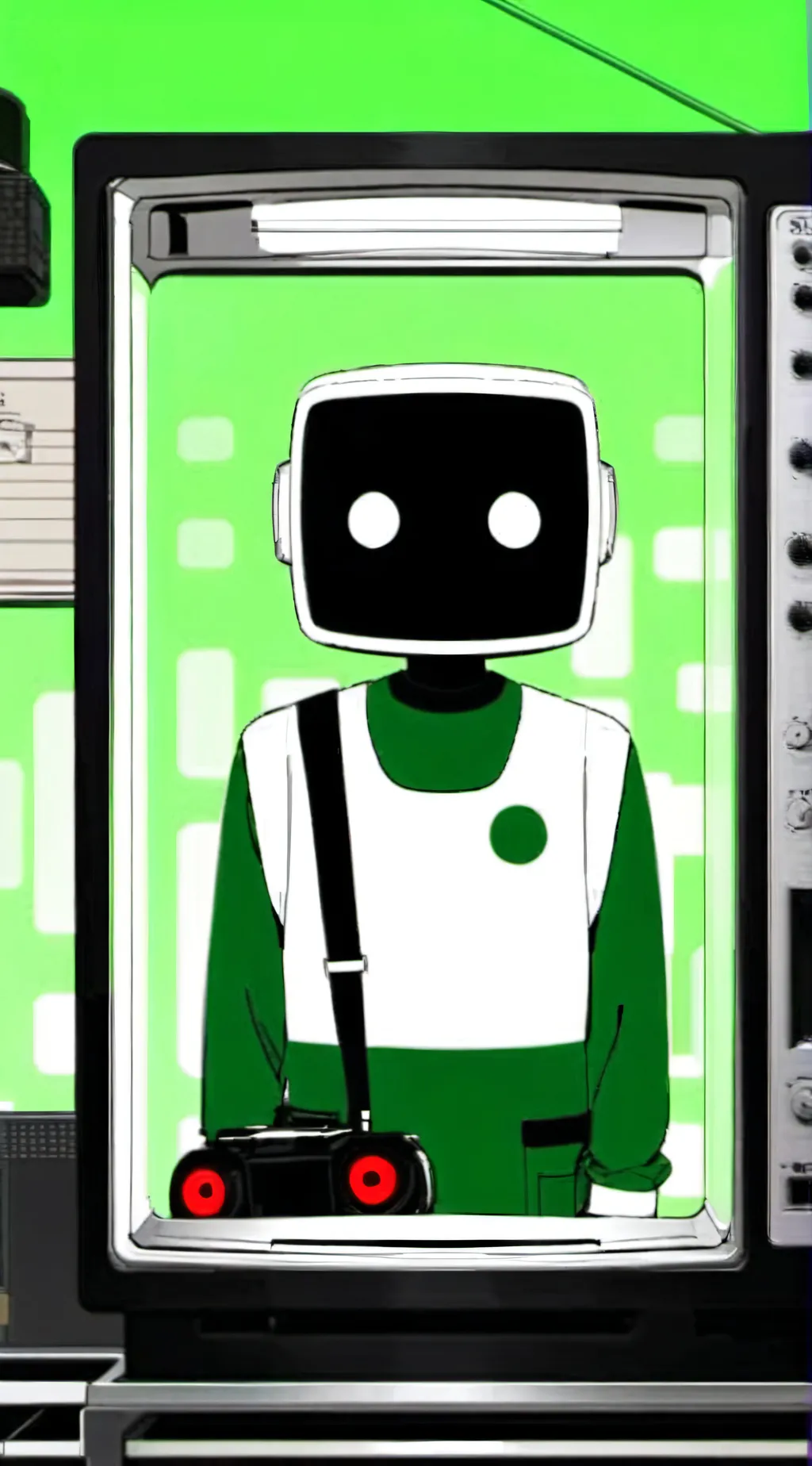 ai character: Vee background